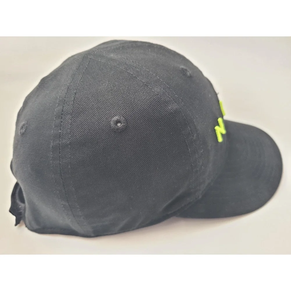 Youth Nike 3Brand Dual Logo Adjustable Hat Cap Cotton Swoosh Logo Boy Girl Black